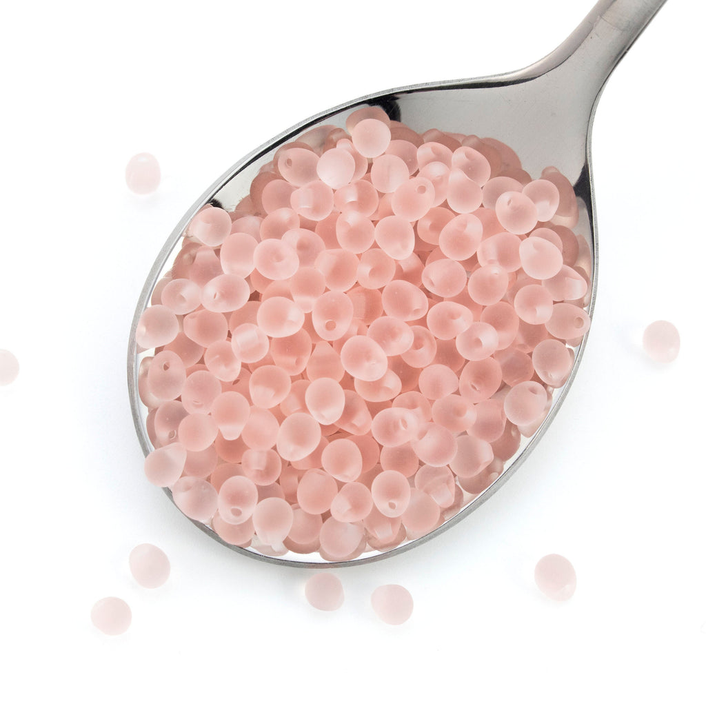 Miyuki DP-155F Matte Light Tea Rose Drop Beads - 100% Guarantee