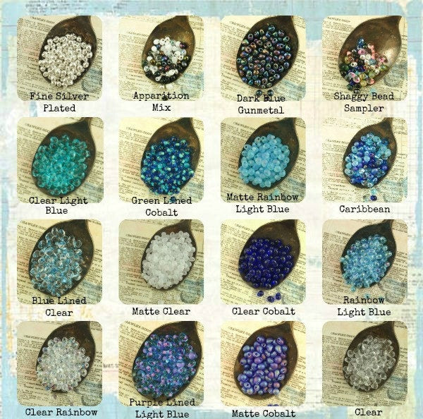 Transparent Aqua Drop Miyuki Beads - 12, 24 or 48 grams