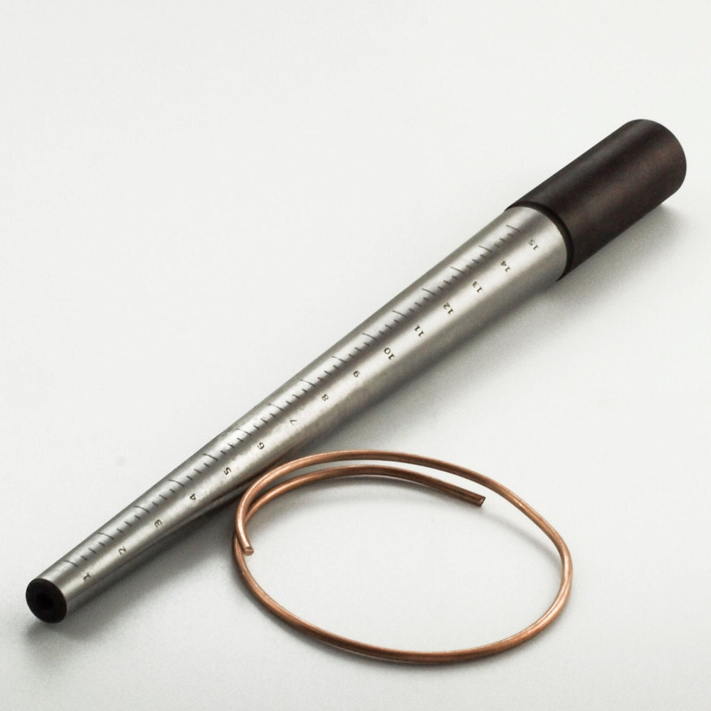 Deluxe Ring Mandrel - Size, Form and Hammer - Wire Sample and Case Included