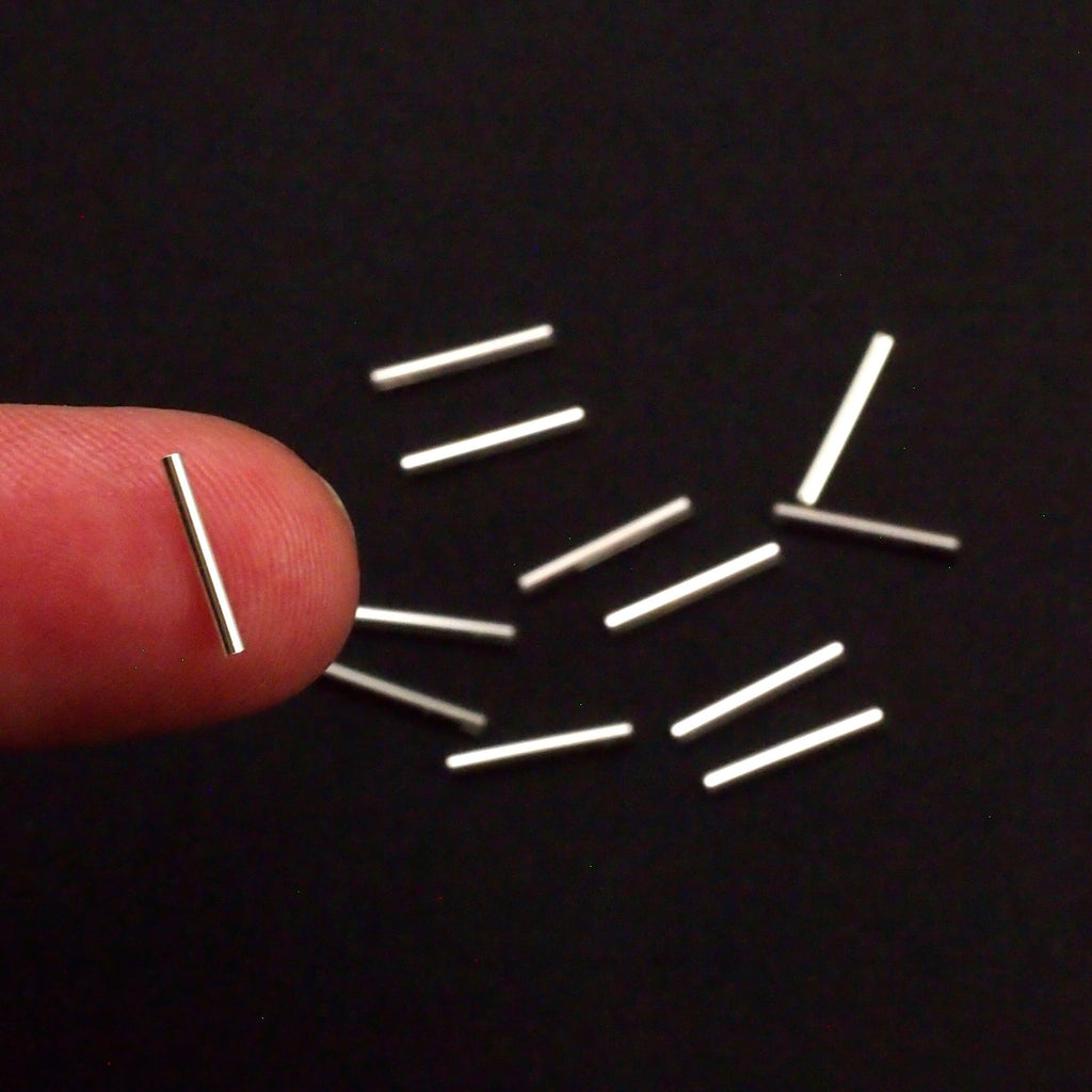 Sterling Silver Tube Beads in 3mm, 4mm, 5mm, 6mm, 10mm - Made in the USA