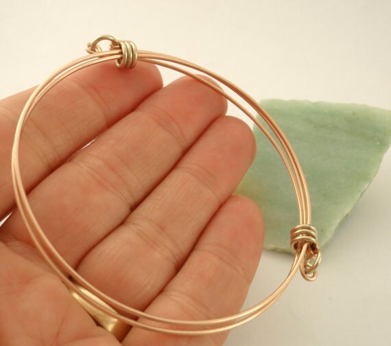 14kt Rose Gold Filled Wire - Half Hard - 1/8 Troy ounce - You Pick the Gauge 16, 18, 20, 22, 24, 26