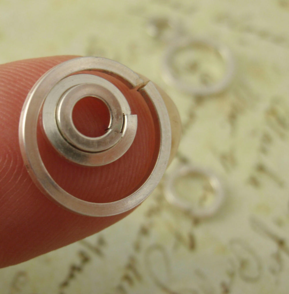 10 - Square Silver Filled Jump Rings - Your Choice of Gauge and Diameter - Affordable Sterling Alternative