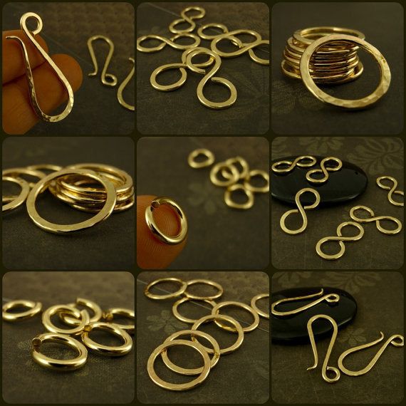 Wire 14kt Yellow Gold Filled Dead Soft - 1/4 Troy ounce - You Pick the Gauge 12, 14, 16, 18, 20, 22, 24, 26, 28, 30