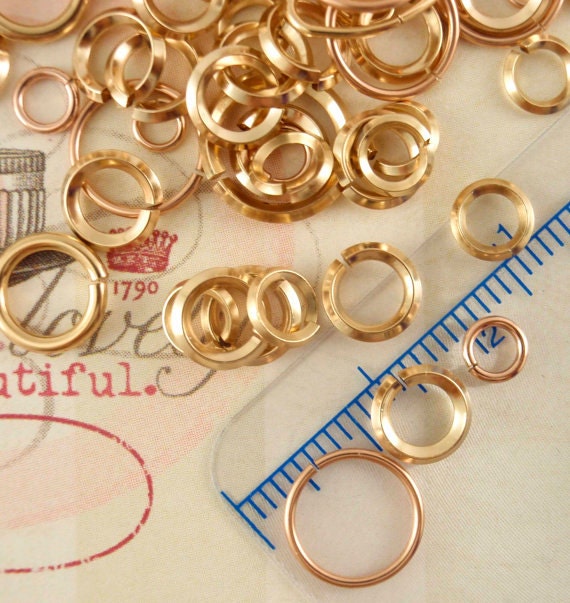 14kt Yellow Gold Filled Square Wire - Half Hard or Dead Soft - 1/8 Troy ounce - You Pick the Gauge 14, 16, 18, 20, 22, 24