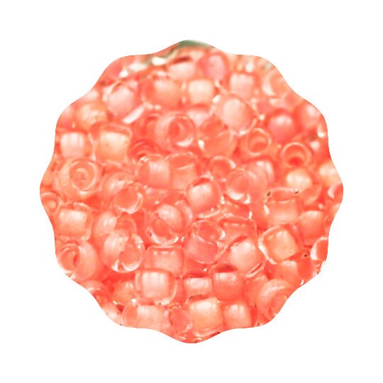 Pink Toho 8/0 Seed Beads - Glow in the Dark Yellow Green