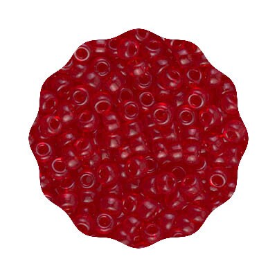 Miyuki 8-141 Transparent Ruby 8/0 Glass Seed Beads - 100% Guarantee