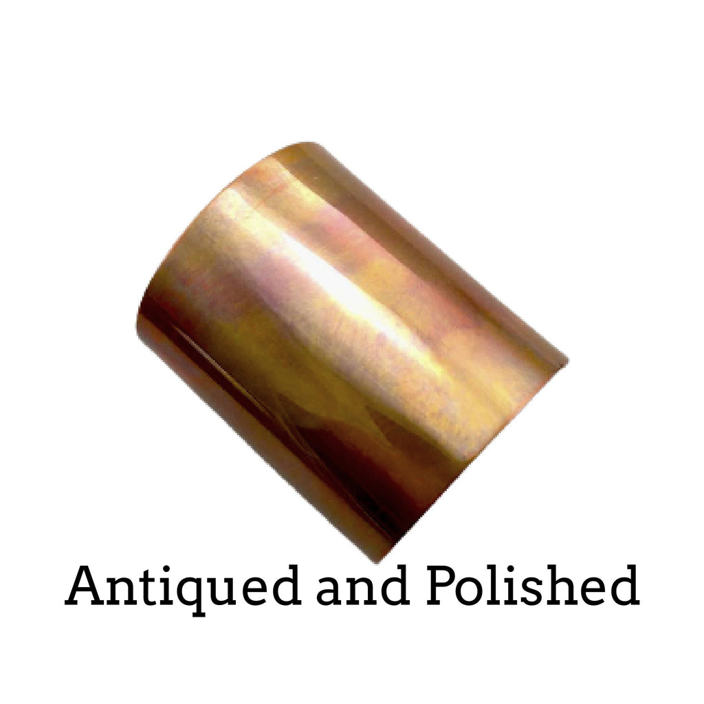 Bangle Cuff Bases in Rich Low Brass - 7 Sizes to Choose From 6.25mm - 75mm