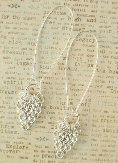 1 Pair Large Kidney Ear Wires - 21 gauge in Sterling Silver, Silver Filled, Antique Sterling, Black Sterling, Vermeil