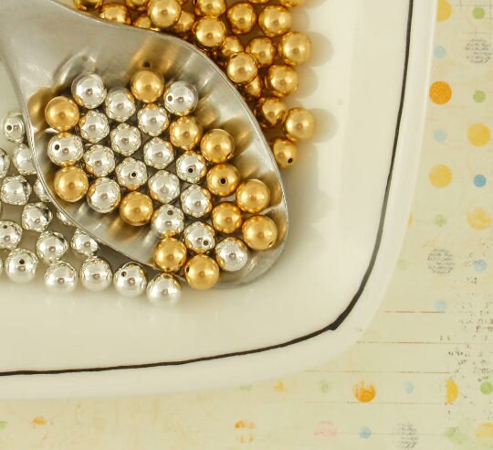Memory Wire Bead Caps - 3mm or 5mm Silver, Gold, Gunmetal or Antique Gold Plated