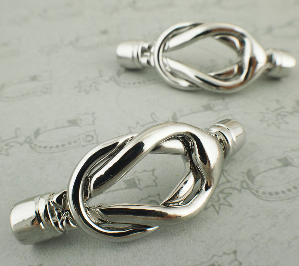 1 Magnetic Reef Knot Clasp in Stainless Steel - 100% Guarantee