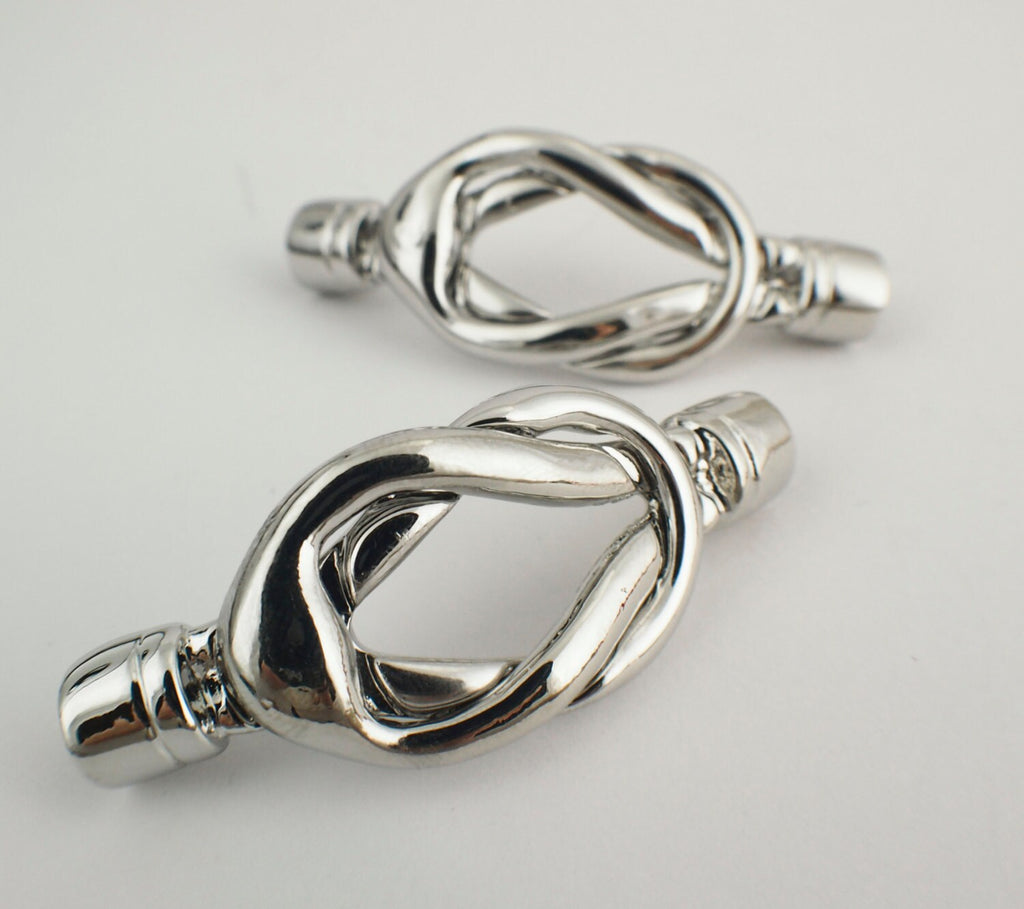 1 Magnetic Reef Knot Clasp in Stainless Steel - 100% Guarantee