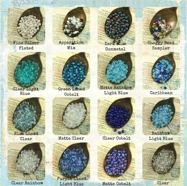 Transparent Sapphire Miyuki Drop Beads 3mm X 4mm