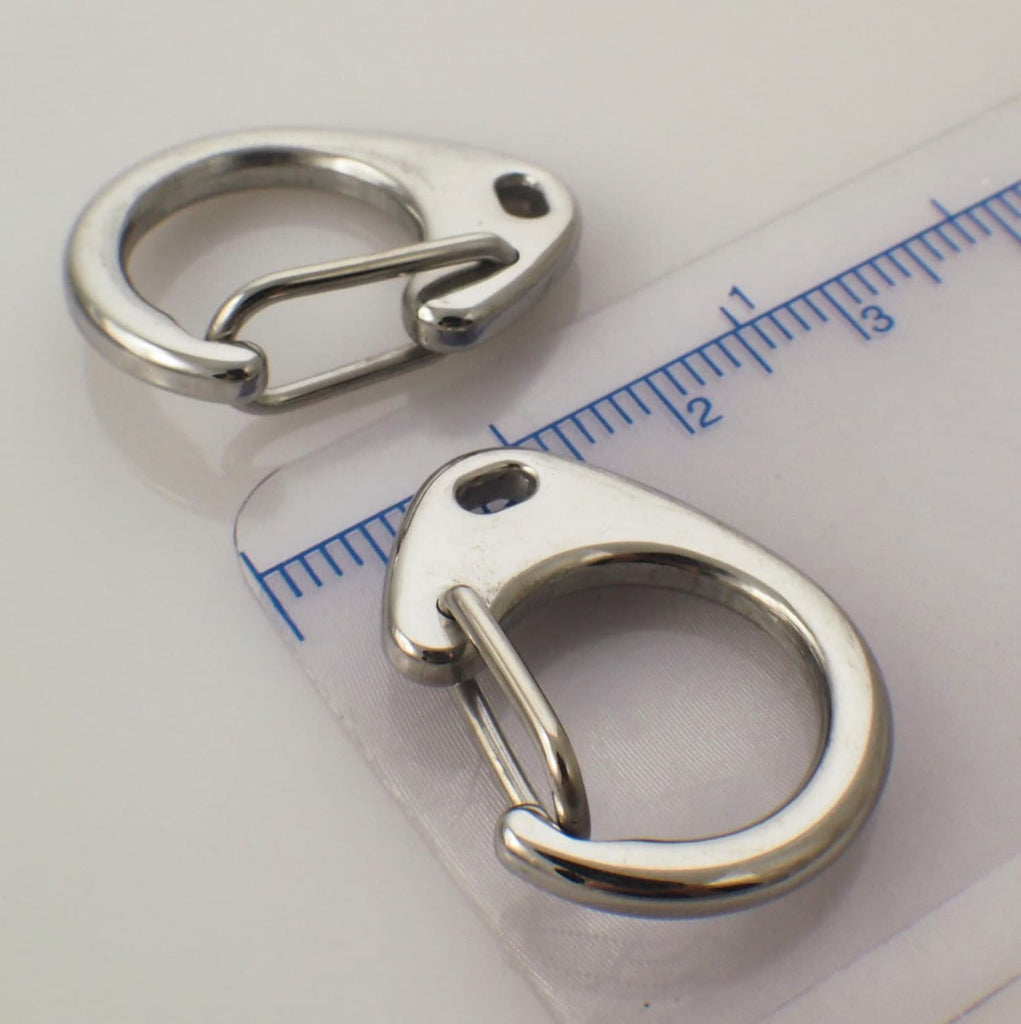 1 Stainless Steel Round Clip Lobster Clasp - Triggerless - 24mm - 100% Guarantee