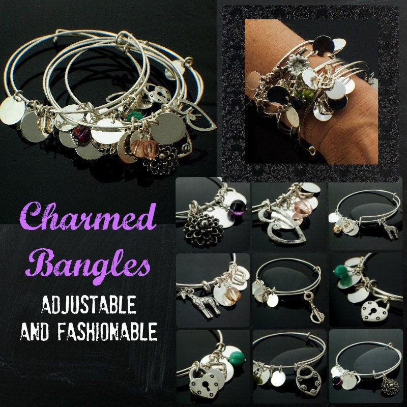 1 Handmade Bangle Base - Snag-less Premium Silver Plate, Gold Color, Non Tarnish Copper - Also Solid Metals and Precious Metals