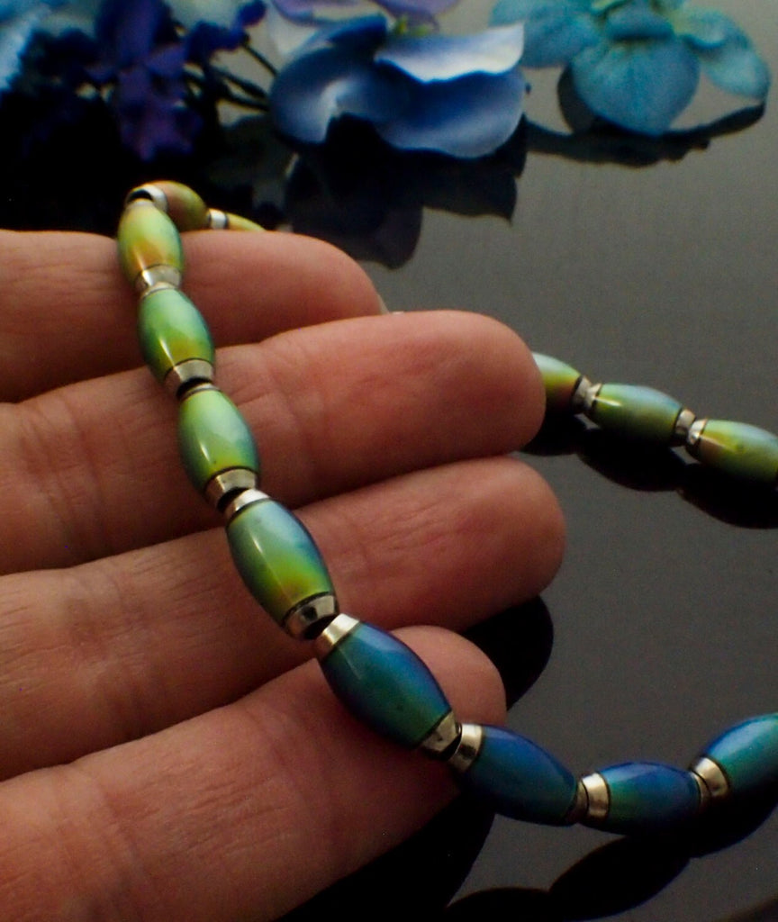 5 Mood Beads 5mm X 12mm Metal Lined - 100% Guarantee
