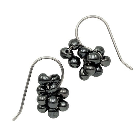 Hypoallergenic Basic Titanium Ear Wires - Silver Grey Tone