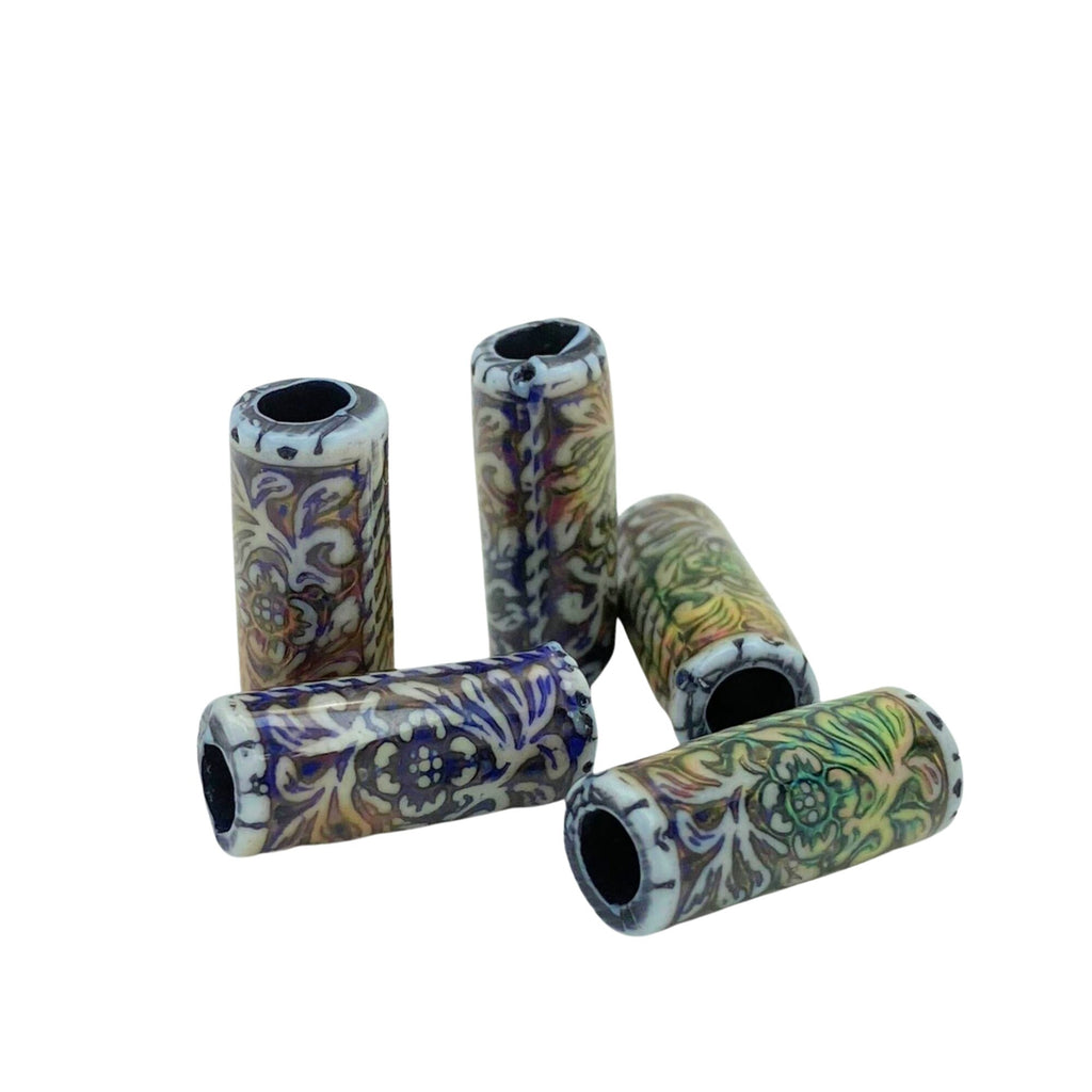 5 Secret Garden Tube Mood Beads - 6mm X 16mm - 100% Guarantee