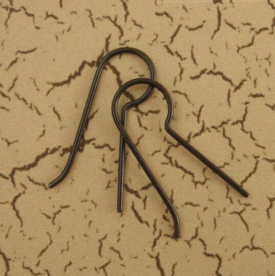 2 Pairs of Simple Add A Bead Anodized Niobium Ear Wires in YOUR CHOICE of Colors - 100% Hypoallergenic