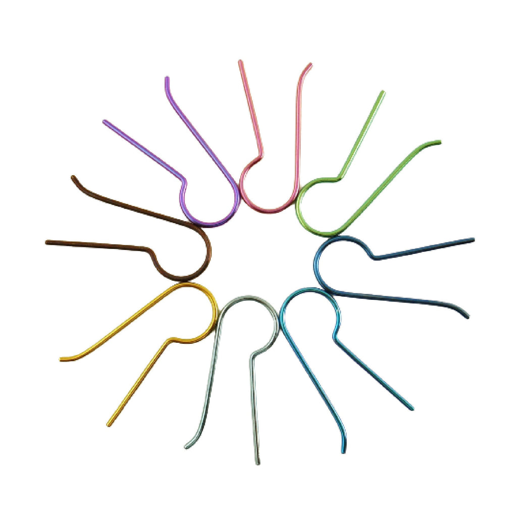 2 Pairs of Simple Add A Bead Anodized Niobium Ear Wires in YOUR CHOICE of Colors - 100% Hypoallergenic