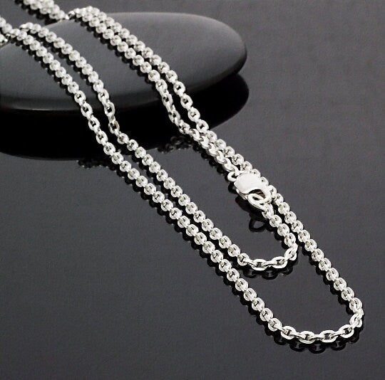 2 Argentium Sterling Silver Flat Lobster Clasps - 8mm X 3mm or 11.8mm X 5.4mm - Non Tarnish - 100% Guarantee - Made in the USA
