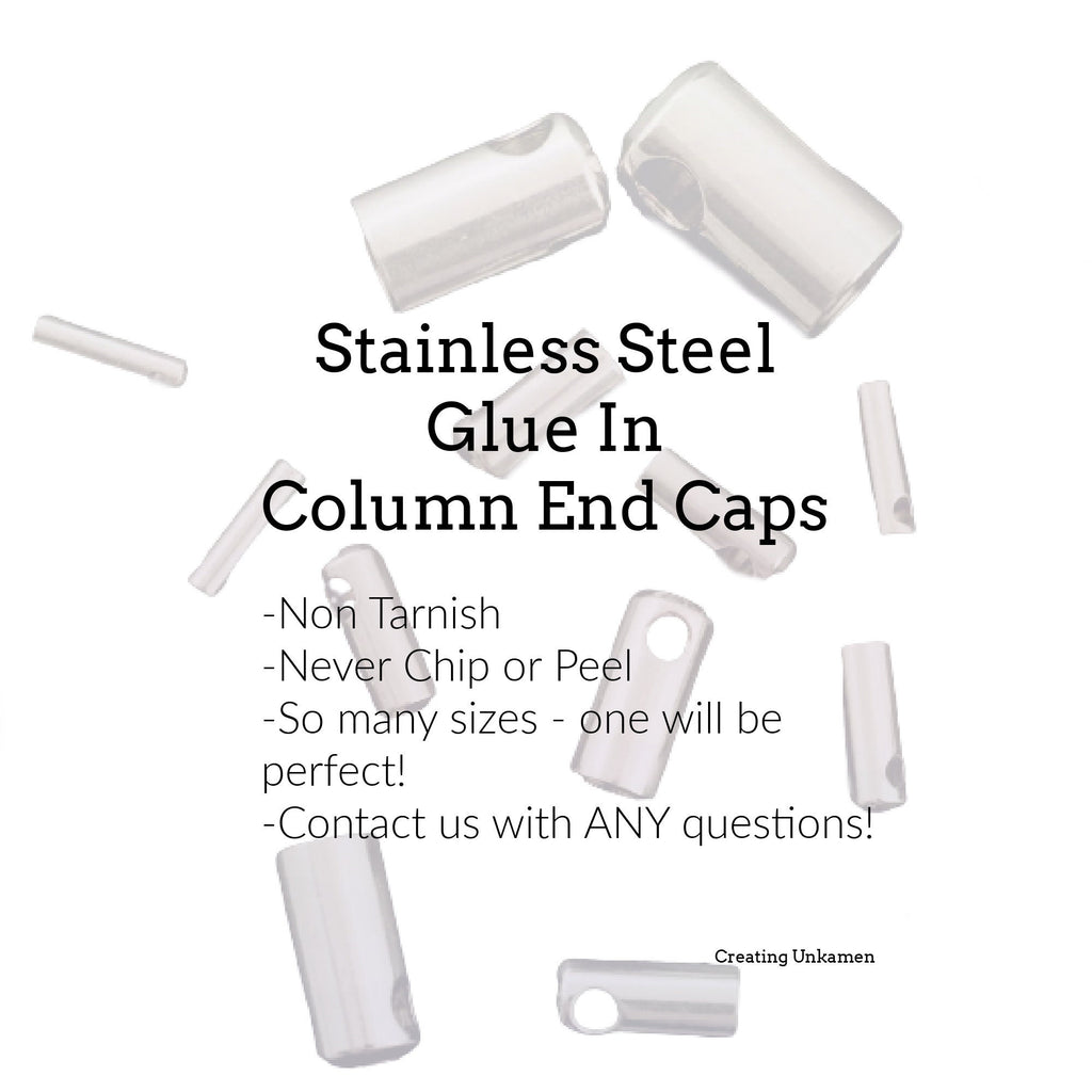 20 Stainless Steel Column End Caps - You Pick Size - 100% Guarantee