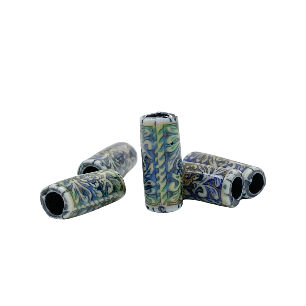 5 Secret Garden Tube Mood Beads - 6mm X 16mm - 100% Guarantee