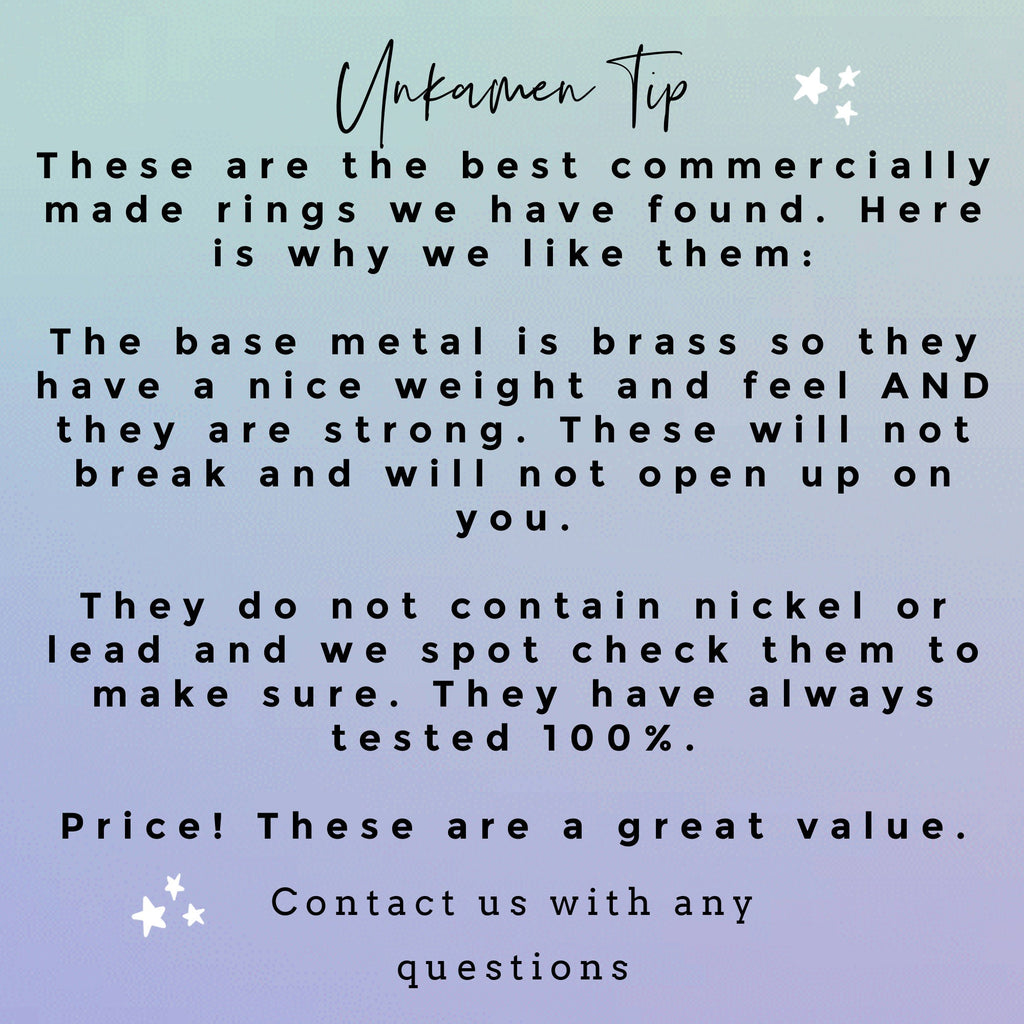 100 Gold Plated Jump Rings - 16, 18, 20, 22 Gauge - Best Commercially Made - 4mm, 5mm, 6mm, 7mm, 8mm, 9mm, 10mm, 12mm 100 % Guarantee