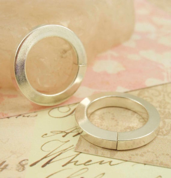 Jump Rings 50 Square Sterling Silver in 22, 20, 18, 16 or 14 gauge