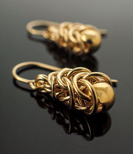 Intermediate Chainmaille Earring Kit - Graduated Box Weave - Inca Puno