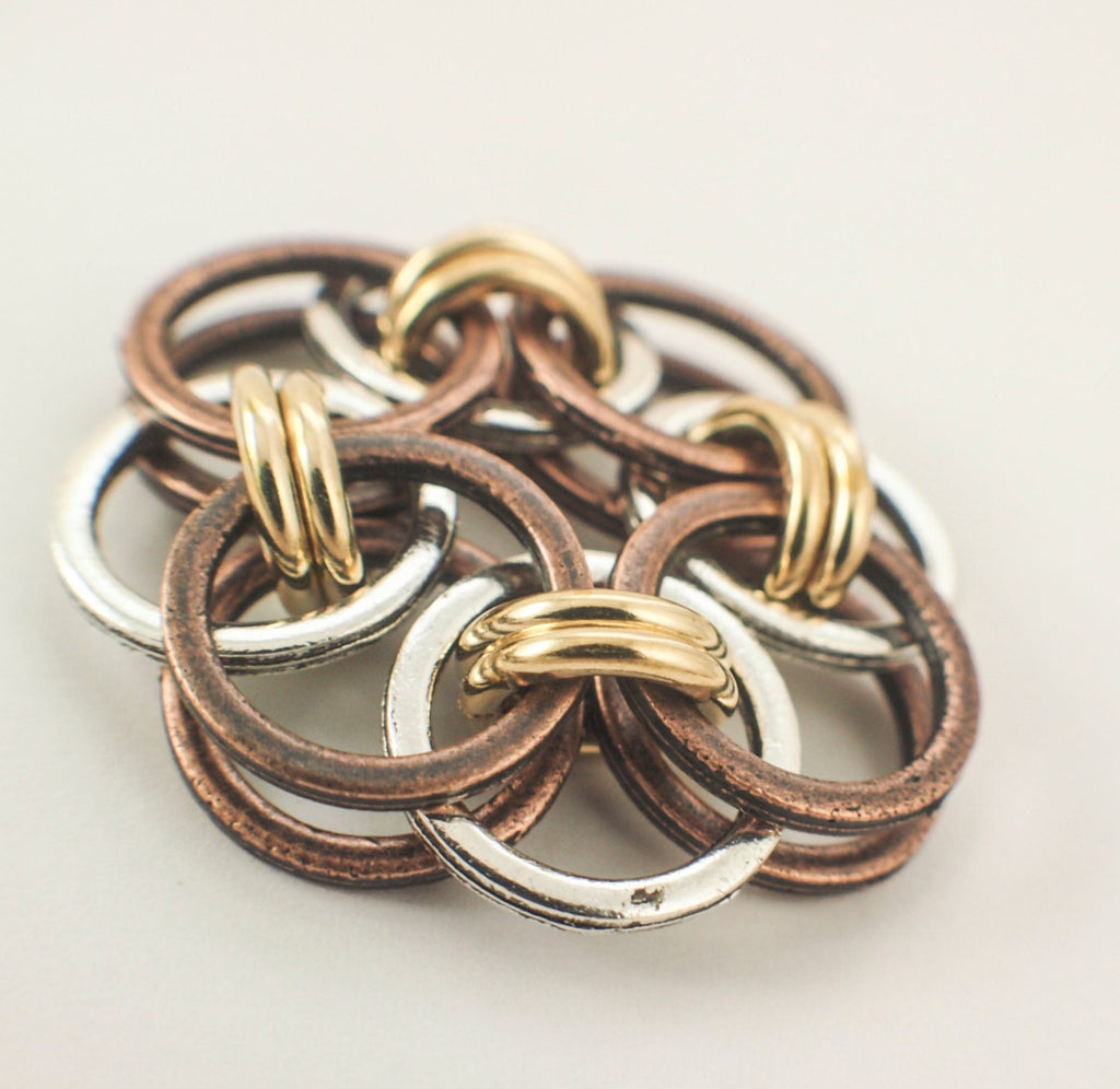 50 - 14 gauge 14mm OD Soldered Closed Jump Rings - Silver Plate or Antique Copper - Best Commercially Made - 100% Guarantee
