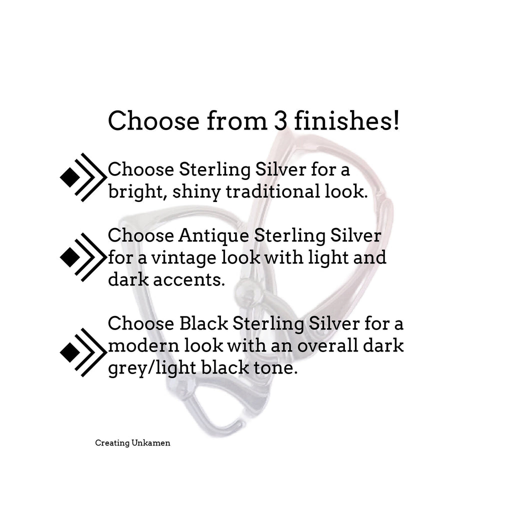 1 Pair Sterling Silver or Antique Sterling Silver Art Deco Leverback Ear Wires - Made in the USA