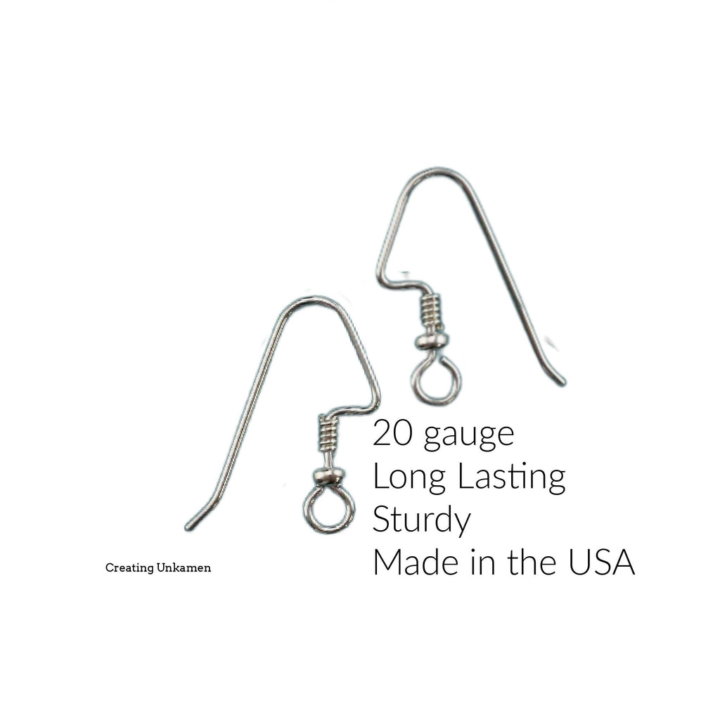 Ear Wires 4 Pairs Perfect Balance with Beads and Coils - Sterling Silver