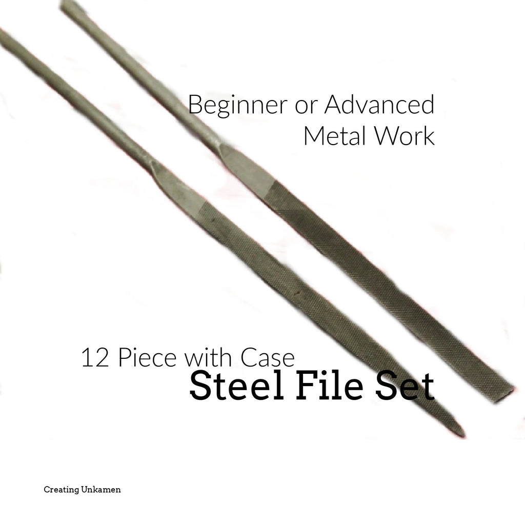 12 - Steel Needle Files - Basic or Advanced Metal Work