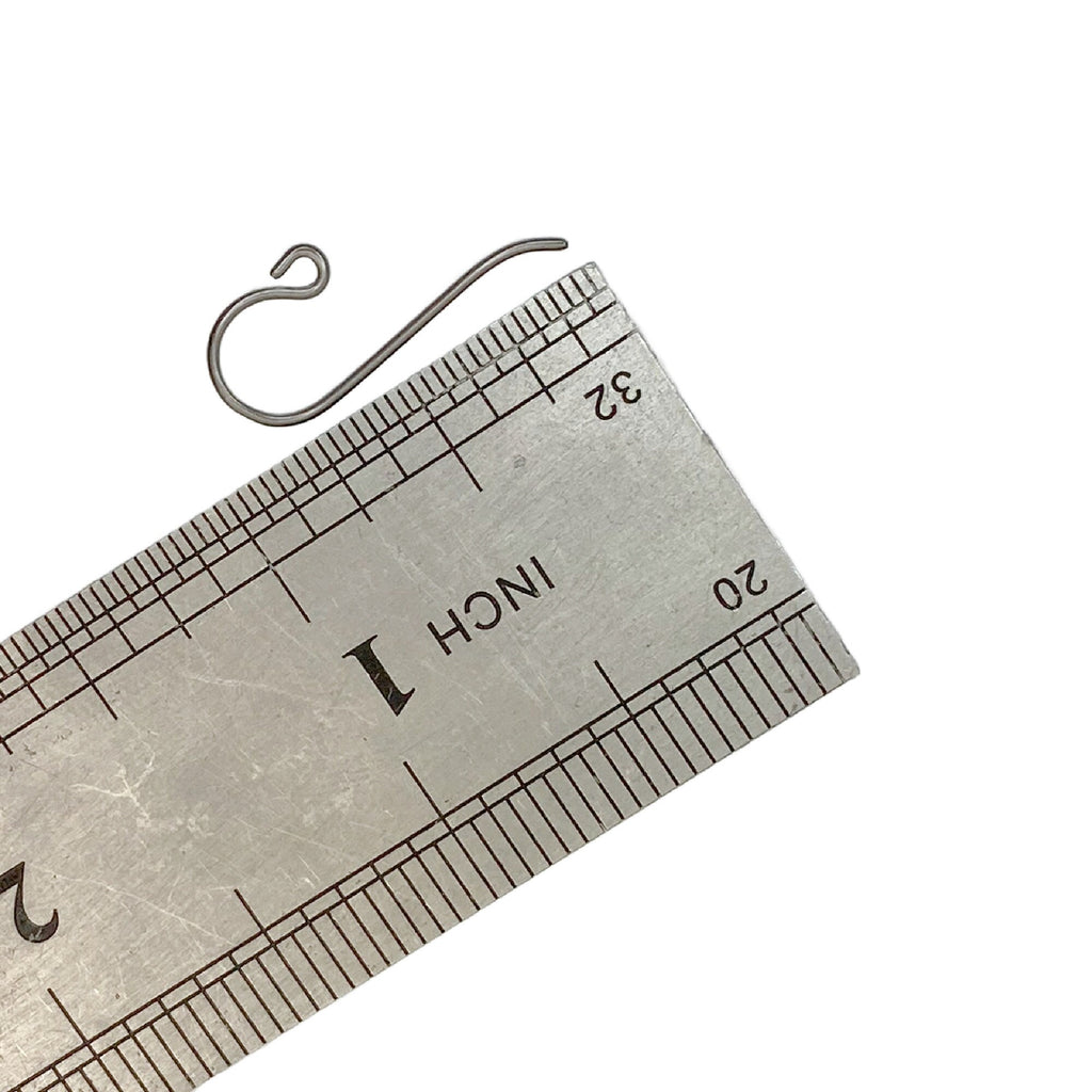 Ear Wires Hypo Allergenic Titanium or Niobium 5 Pairs with Outside Loop in 21 Colors