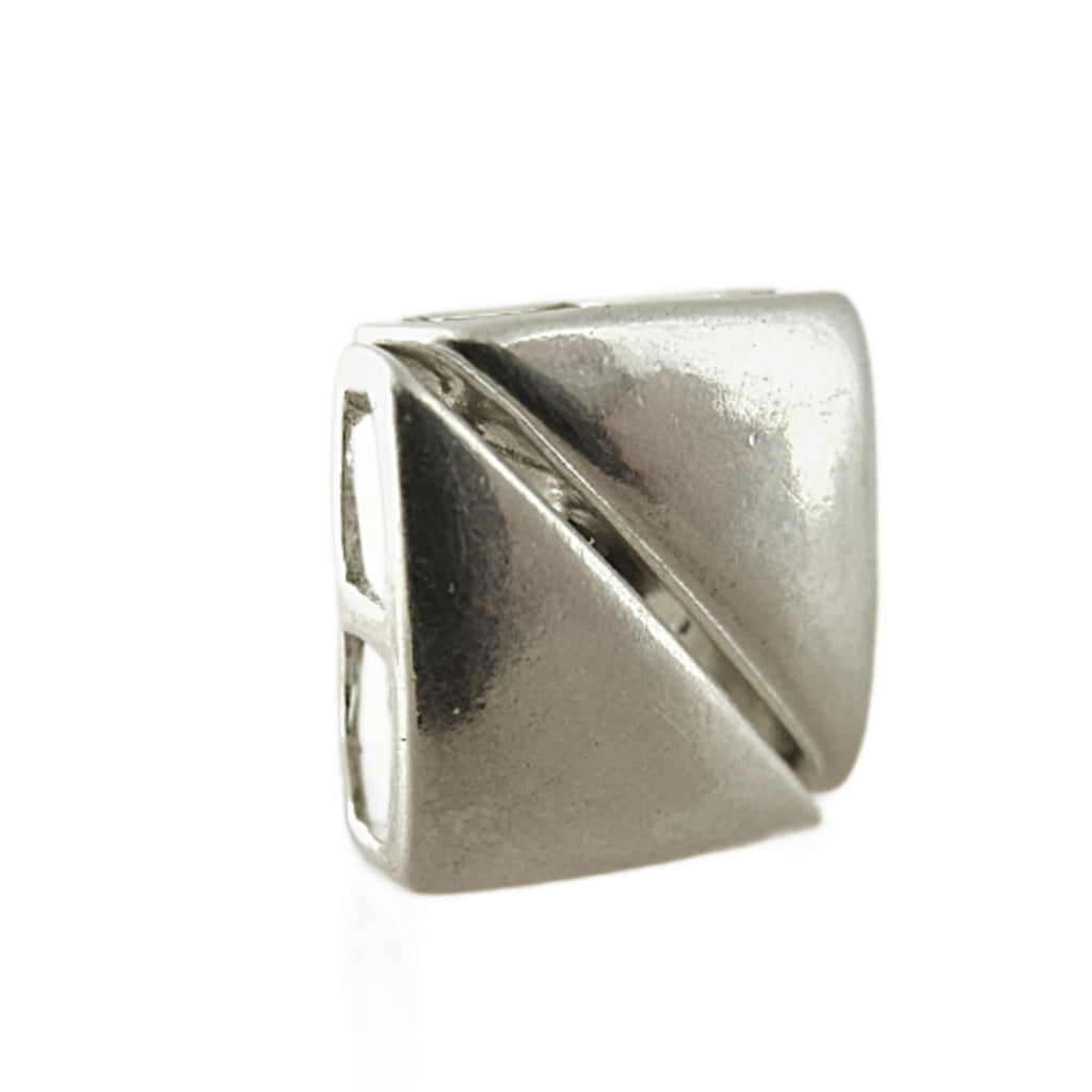 1 Magnetic Sterling Silver Square Clasp - Shiny or Antiqued - 100% Guarantee