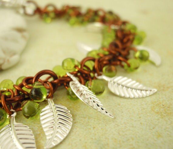 Silver Lined Green Miyuki Glass Drop Beads
