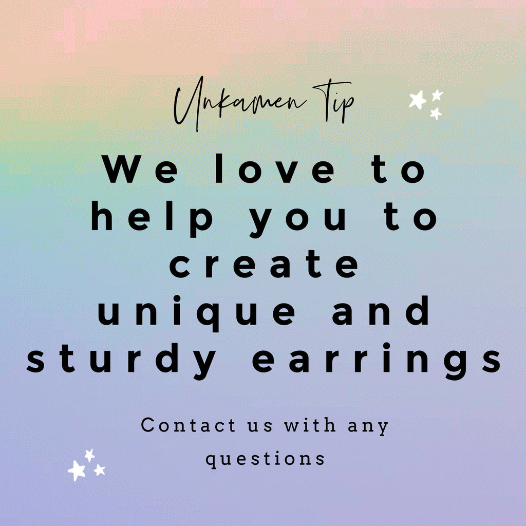 Earring Kit Titanium Posts Makes 10 Pairs- Your Choice of Pad Size, Nuts and Resin - Hypoallergenic - Made in the USA