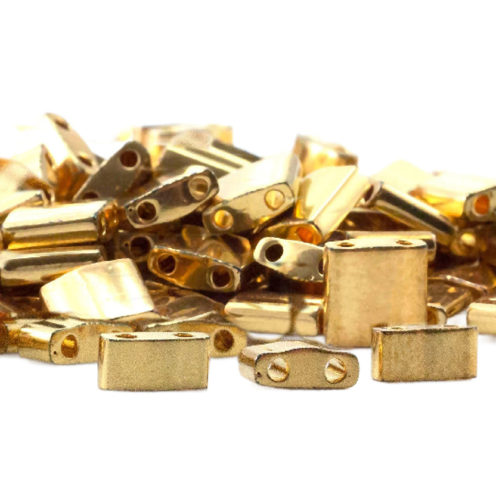 Miyuki 191 Beads Tila and Half Tila 24kt Gold Plated