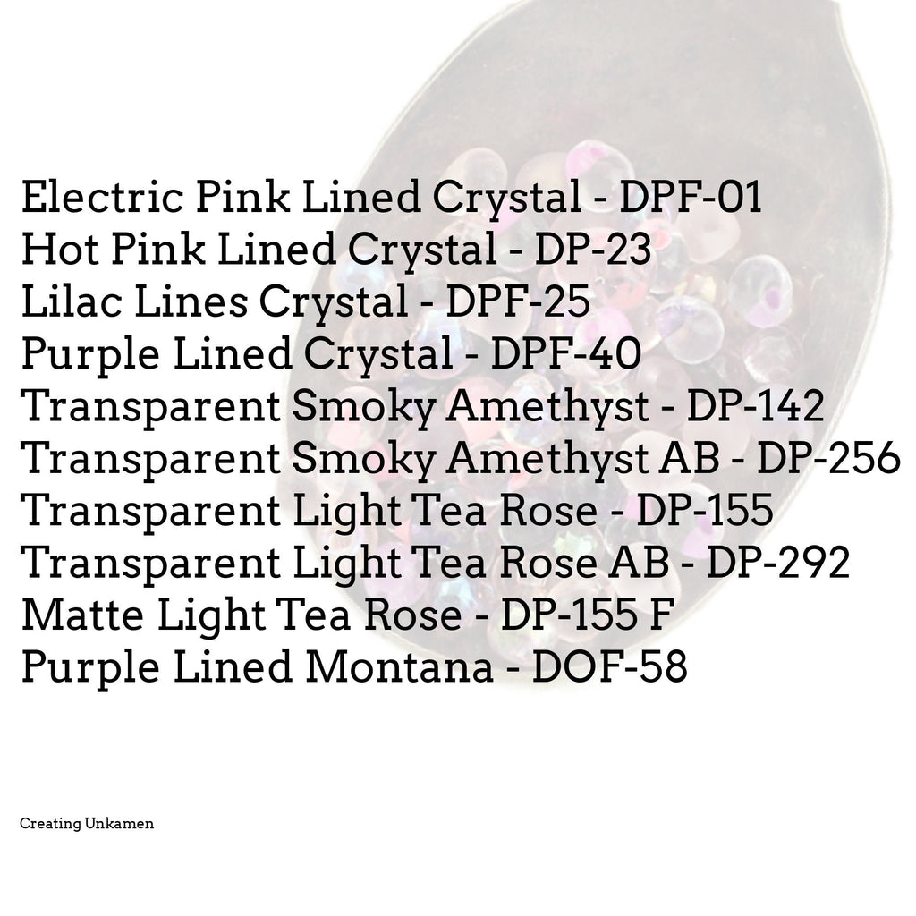 Pinks and Purples Miyuki Glass Drop Bead Mix or Any Color in Mix