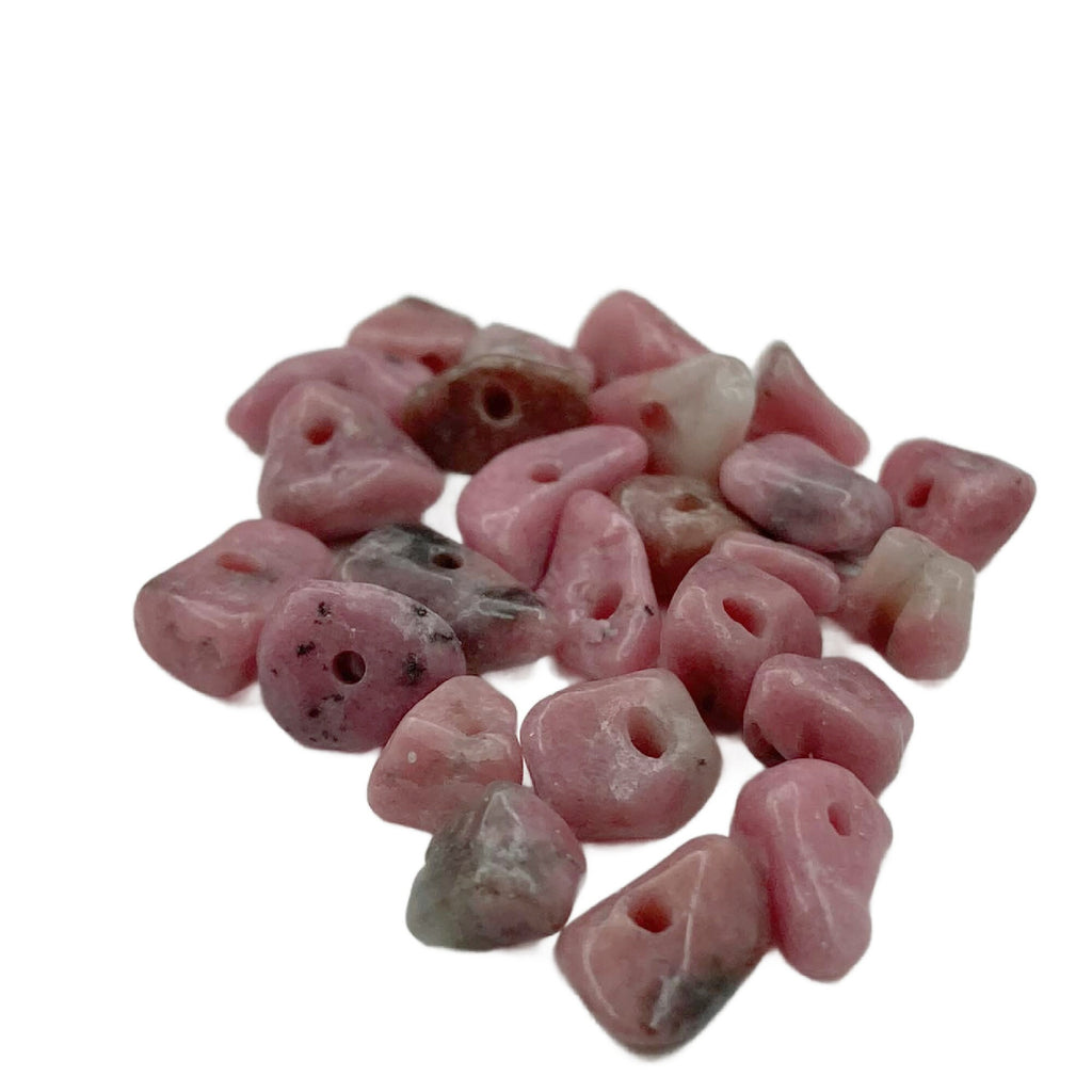 100 Rhodonite Chip Beads - 24 Grams - 100% Guaranteed Satisfaction