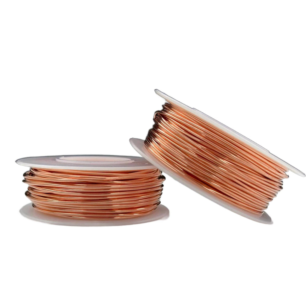 Copper Wire Solid Raw Metal Dead Soft You Pick Gauge 2, 4, 6, 8, 10, 12, 14, 15, 16, 18, 20, 21, 22, 24, 26, 28, 30, 32, 36 40