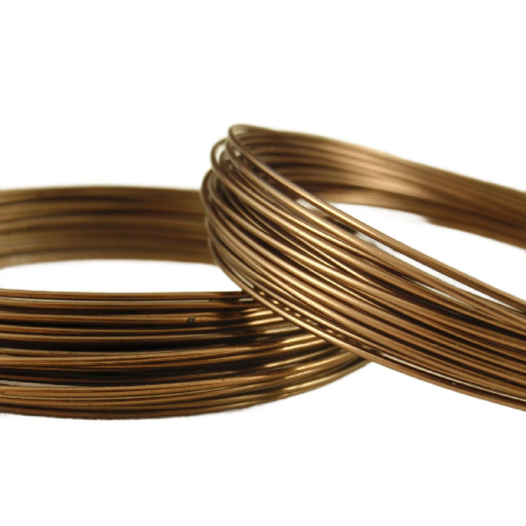 Premium Antique Brass Colored Wire Half Hard Non Tarnish - You Pick Gauge 20, 22, 24, 26 - 100% Guarantee