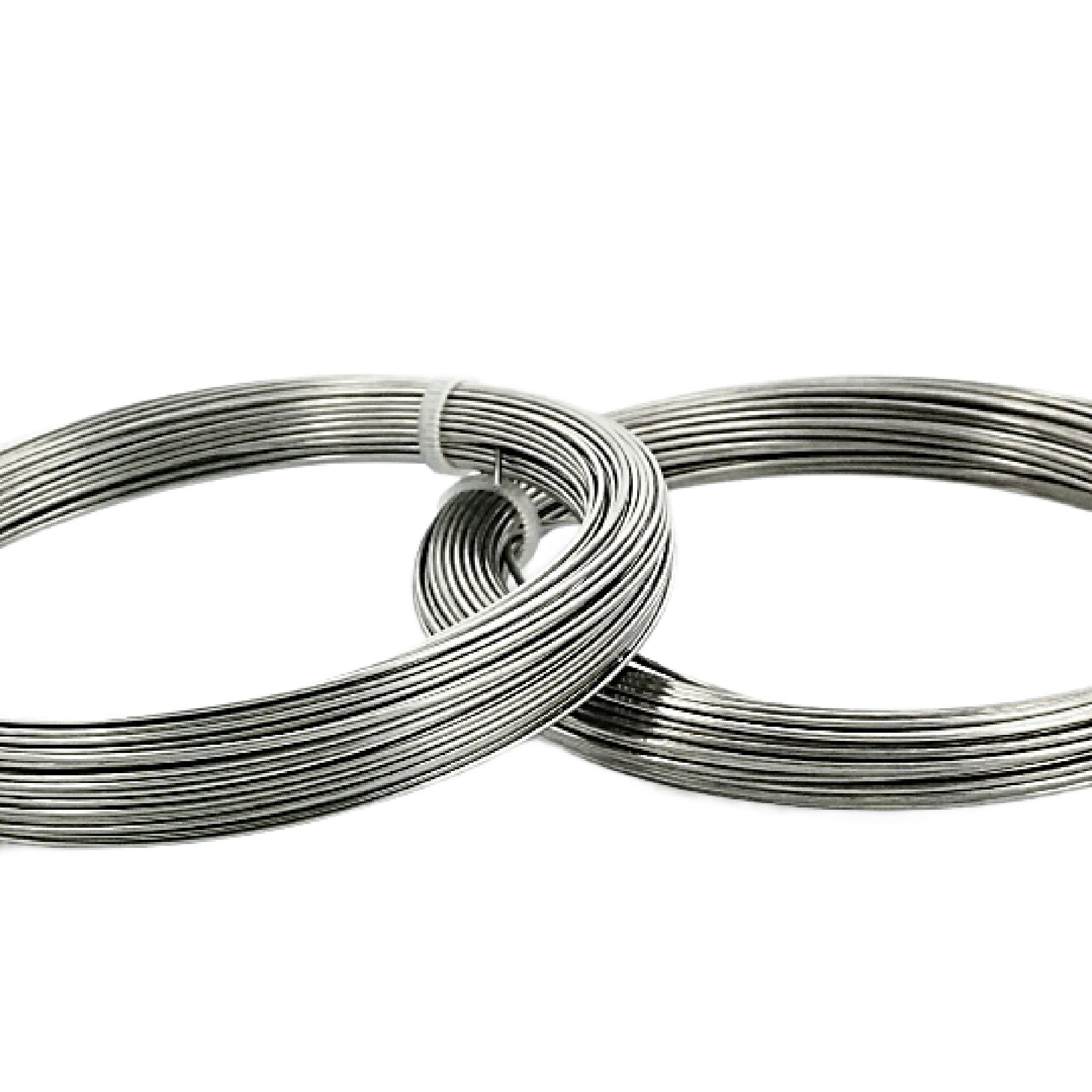 5pcs Durable 2.5#-10# Stainless Steel Eye Ceramic Ring Single Leg