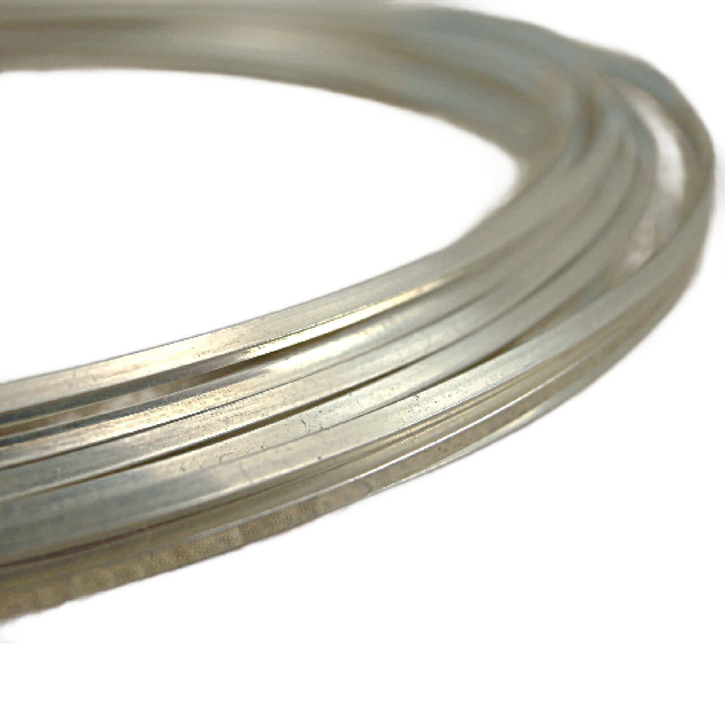 1/4 Troy Ounce - Square Argentium Sterling Silver Wire - Half Hard or Dead Soft - Non Tarnish - You Pick 14, 16, 18, 20, 22 ,24 Gauge