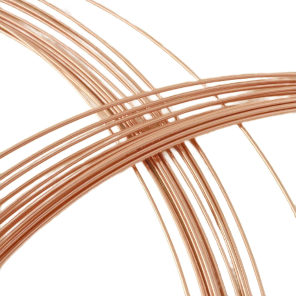 14kt Rose Gold Filled Wire - Dead Soft - 1/8 Troy ounce - You Pick 10, 12, 14, 16, 18, 20, 22,, 24, 26 28 Gauge