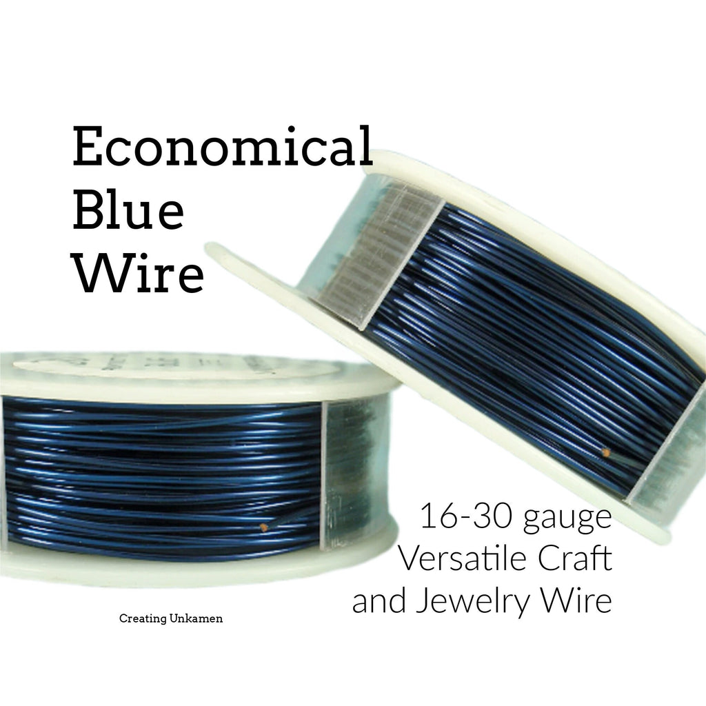 Blue Wire - Enameled Coated Copper - 100% Guarantee - YOU Pick the Gauge - 16, 18, 20, 22, 24, 26, 28, 30