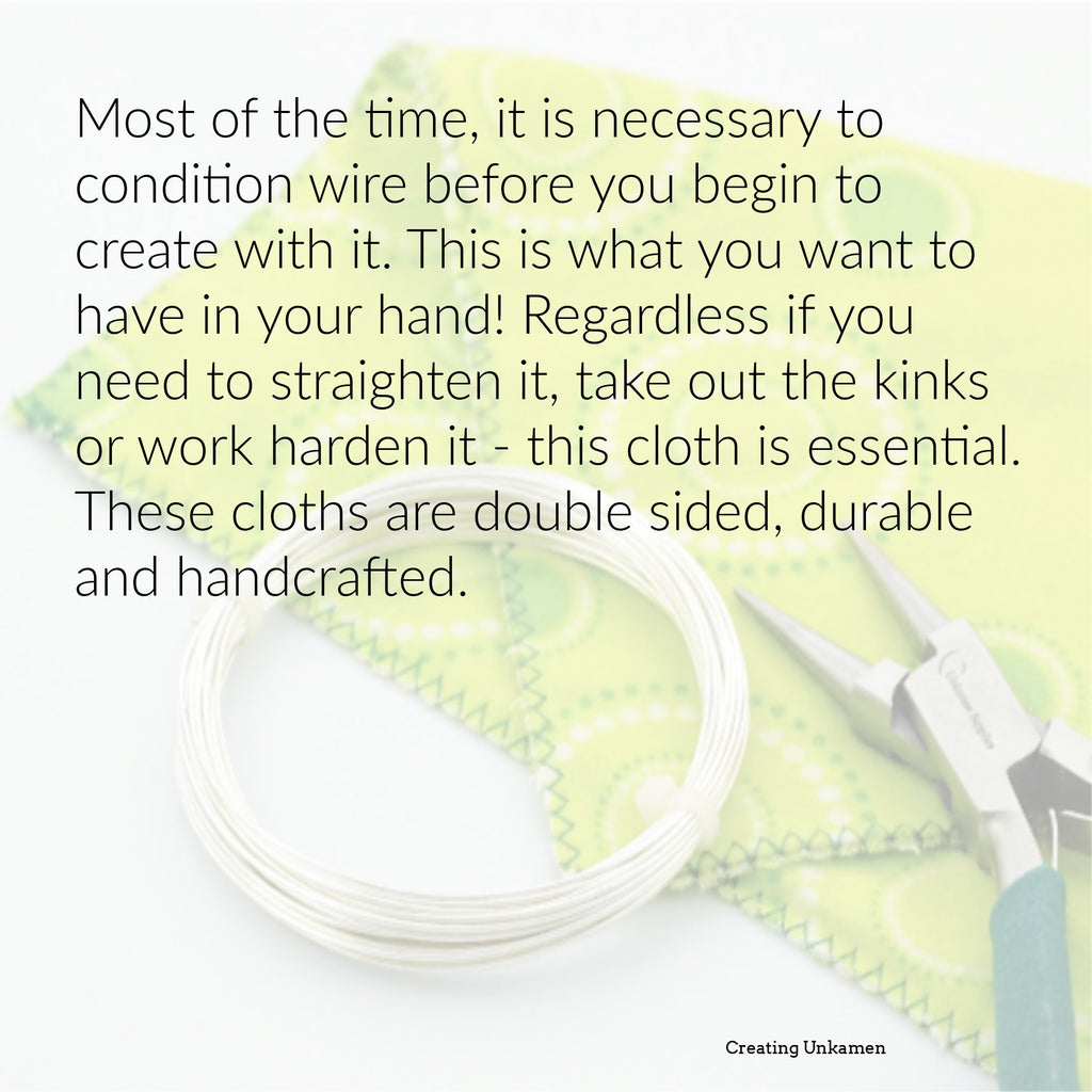 Wire Working Cloth - Essential For Conditioning Wire - Free Wire Sample Included - 100% Guarantee