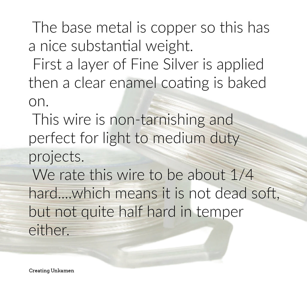 Artistc Wire Non Tarnish Silver Plate 10, 12, 14, 16, 18, 20, 22, 24, 26, 28, 30, 32 gauge - 100% Guarantee