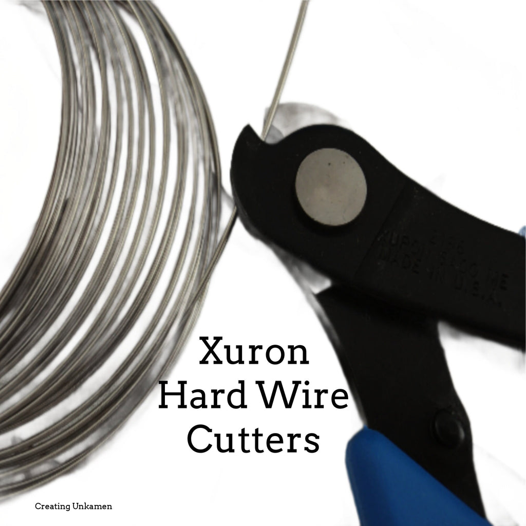 Best HARD Wire Cutters Xuron Double Flush - Our Pick for Stainless Steel and a Must for Memory Wire - Made in the USA - Wire Sample Included