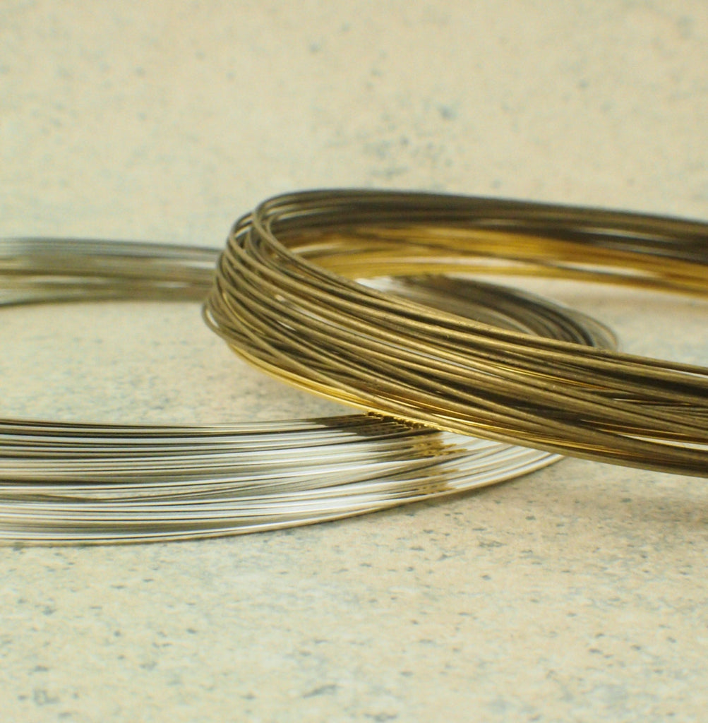 Best Necklace Memory Wire - Your Choice Rose Gold Plate, Silver Plate, Gold Plate, Stainless Steel, Gold Stainless Steel